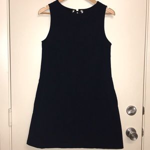 🌴3/$20 Heyton Cotton Dress Tie Back Navy Medium